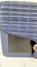 Load image into Gallery viewer, Coach Tabby Sample Bag with Ruched Pleating in Cadet Blue and Black Leather - Handbag