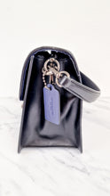 Load image into Gallery viewer, Coach Tabby Sample Bag with Ruched Pleating in Cadet Blue and Black Leather - Handbag
