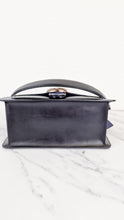 Load image into Gallery viewer, Coach Tabby Sample Bag with Ruched Pleating in Cadet Blue and Black Leather - Handbag