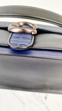 Load image into Gallery viewer, Coach Tabby Sample Bag with Ruched Pleating in Cadet Blue and Black Leather - Handbag