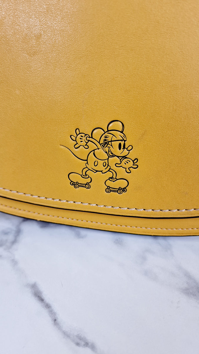 Coach outlet disney mickey mouse yellow backpack