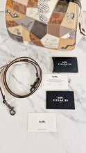 Load image into Gallery viewer, Coach 1941 Frame Bag with Kisslock & Patchwork in Smooth Chalk White Leather - Crossbody Handbag - Coach 69024