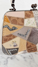 Load image into Gallery viewer, Coach 1941 Frame Bag with Kisslock & Patchwork in Smooth Chalk White Leather - Crossbody Handbag - Coach 69024