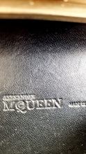 Load image into Gallery viewer, RARE Alexander McQueen Skull Knuckle Box Clutch in Ayers Snakeskin with Gold Serpent & Horns - 287073 000926