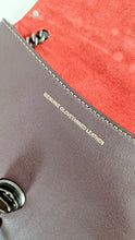 Load image into Gallery viewer, Coach 1941 Fringe Saddle Bag with Pyramid Rivets in Oxblood Smooth Leather & Ram Charm - Coach 48617