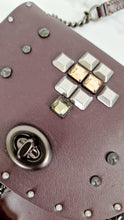 Load image into Gallery viewer, Coach 1941 Fringe Saddle Bag with Pyramid Rivets in Oxblood Smooth Leather & Ram Charm - Coach 48617