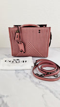 Load image into Gallery viewer, Coach 1941 Rogue 25 in Dusty Rose Pink Quilted Studded Chevron Smooth Nappa Leather - Shoulder Bag Handbag - Coach 22797