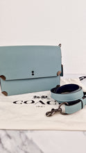 Load image into Gallery viewer, Coach 1941 Cooper Shoulder Bag Sage Green Blue Crossbody Flap Bag - Coach 38660