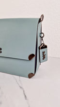 Load image into Gallery viewer, Coach 1941 Cooper Shoulder Bag Sage Green Blue Crossbody Flap Bag - Coach 38660