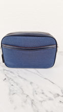 Load image into Gallery viewer, Coach Jes Crossbody Camera Bag in Denim & Navy Blue Leather - Coach 6519