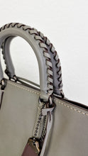 Load image into Gallery viewer, Coach 1941 Dakotah Satchel in Grey Smooth Leather With Whipstitch Handle - Handbag Crossbody Bag - Coach 59983