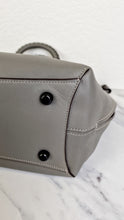 Load image into Gallery viewer, Coach 1941 Dakotah Satchel in Grey Smooth Leather With Whipstitch Handle - Handbag Crossbody Bag - Coach 59983