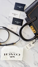 Load image into Gallery viewer, Coach 1941 Troupe Carryall in Black Smooth Leather - Handbag Tote Crossbody Bag - Coach 78159