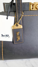 Load image into Gallery viewer, Coach 1941 Troupe Carryall in Black Smooth Leather - Handbag Tote Crossbody Bag - Coach 78159