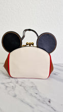 Load image into Gallery viewer, Disney x Coach x Keith Haring Mickey Mouse Kisslock Bag in Smooth Leather With Mickey Mouse and Spaceship Pop Art - Crossbody Bag Handbag - Coach 4719