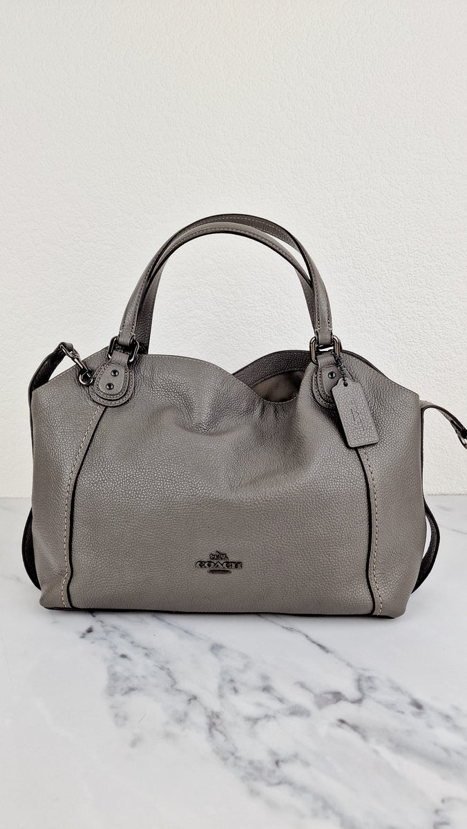 Coach edie 28 grey on sale