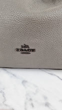 Load image into Gallery viewer, Coach Edie Shoulder Bag 28 in Grey Pebble Leather - Handbag Coach 57124