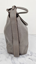 Load image into Gallery viewer, Coach Edie Shoulder Bag 28 in Grey Pebble Leather - Handbag Coach 57124