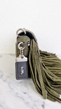 Load image into Gallery viewer, Coach 1941 Dinky With Fringe in Fern Green Cervo Suede & Antique Nickel Hardware - Crossbody Bag Shoulder Bag - Coach 86821