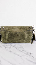 Load image into Gallery viewer, Coach 1941 Dinky With Fringe in Fern Green Cervo Suede & Antique Nickel Hardware - Crossbody Bag Shoulder Bag - Coach 86821