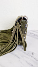 Load image into Gallery viewer, Coach 1941 Dinky With Fringe in Fern Green Cervo Suede & Antique Nickel Hardware - Crossbody Bag Shoulder Bag - Coach 86821