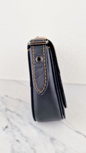 Load image into Gallery viewer, Coach 1941 Saddle 23 Bag in Black with Patchwork Orange Blue Green - Crossbody Shoulder Bag Coach 38482