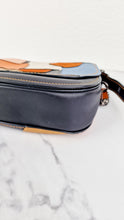Load image into Gallery viewer, Coach 1941 Saddle 23 Bag in Black with Patchwork Orange Blue Green - Crossbody Shoulder Bag Coach 38482