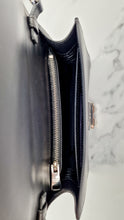 Load image into Gallery viewer, Prada Elektra Crossbody Bag in Black City Calfskin & Saffiano Leather with Green Racing Logo Prada 1BD121 Nero Verde