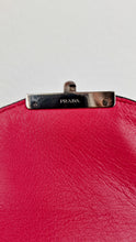 Load image into Gallery viewer, Prada Sound Bag with Floral Print - Black Saffiano Leather with Blue & Red Flowers - Handbag Shoulder Bag Prada BN924K
