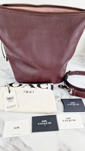 Load image into Gallery viewer, Coach 1941 Duffle Bag in Oxblood Pebble Leather with Zip Top Coach 29257