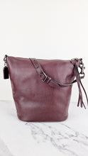 Load image into Gallery viewer, Coach 1941 Duffle Bag in Oxblood Pebble Leather with Zip Top Coach 29257