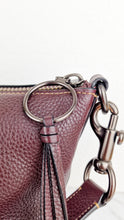 Load image into Gallery viewer, Coach 1941 Duffle Bag in Oxblood Pebble Leather with Zip Top Coach 29257