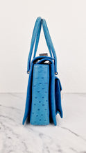 Load image into Gallery viewer, Prada Bag in Voyage Blue Ostrich Leather With Turnlock - RARE Handbag - Prada BN2708