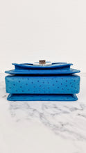 Load image into Gallery viewer, Prada Bag in Voyage Blue Ostrich Leather With Turnlock - RARE Handbag - Prada BN2708