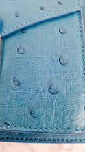 Load image into Gallery viewer, Prada Bag in Voyage Blue Ostrich Leather With Turnlock - RARE Handbag - Prada BN2708