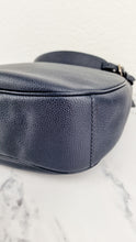Load image into Gallery viewer, Coach Sutton Hobo Bag in Navy Blue Pebble Leather - Shoulder Bag - Coach 35593