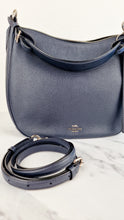 Load image into Gallery viewer, Coach Sutton Hobo Bag in Navy Blue Pebble Leather - Shoulder Bag - Coach 35593