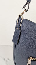 Load image into Gallery viewer, Coach Sutton Hobo Bag in Navy Blue Pebble Leather - Shoulder Bag - Coach 35593