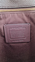 Load image into Gallery viewer, Coach Plaza Tote Bag in Black Pebble Leather with Brass Hardware & Coach C Charm - Coach 88341