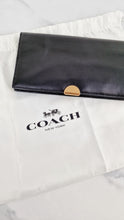 Load image into Gallery viewer, Coach Dreamer Wallet in Black Smooth Leather - Gold Tone Hardware Clutch