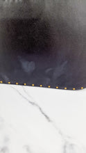 Load image into Gallery viewer, Coach Page 27 With Leopard Print Calfhair & Border Rivets - 1941 Bag Smooth Black Leather - Coach 32870