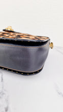 Load image into Gallery viewer, Coach Page 27 With Leopard Print Calfhair & Border Rivets - 1941 Bag Smooth Black Leather - Coach 32870