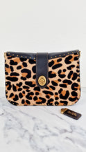 Load image into Gallery viewer, Coach Page 27 With Leopard Print Calfhair & Border Rivets - 1941 Bag Smooth Black Leather - Coach 32870
