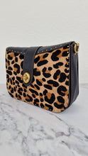 Load image into Gallery viewer, Coach Page 27 With Leopard Print Calfhair & Border Rivets - 1941 Bag Smooth Black Leather - Coach 32870