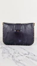 Load image into Gallery viewer, Coach Page 27 With Leopard Print Calfhair & Border Rivets - 1941 Bag Smooth Black Leather - Coach 32870