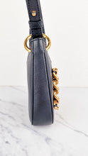 Load image into Gallery viewer, Versace La Medusa Hobo Bag in Black Calf Leather With Gold Chunky Chain & Medusa Head Curved
