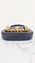 Load image into Gallery viewer, Versace La Medusa Hobo Bag in Black Calf Leather With Gold Chunky Chain & Medusa Head Curved