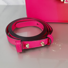 Load image into Gallery viewer, Versace DV One Pink & Red Handbag with Top Handle & Flower LIMITED EDITION