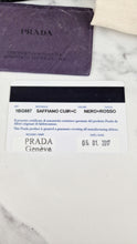 Load image into Gallery viewer, RARE Prada Double Medium Saffiano Cuir Black & Red Crocodile - Handbag Prada 1BG887