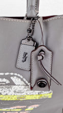 Load image into Gallery viewer, Coach Rogue 36 in Grey Glovetanned Leather with Car Embellishment - Shoulder Bag Handbag - Coach 58150